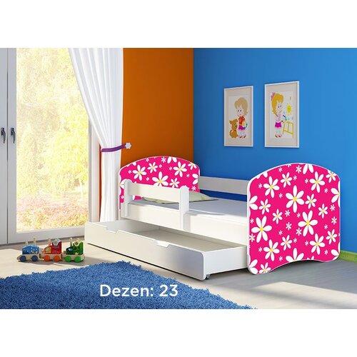 ACMA dečiji krevet ii 140x70 f + dušek 6 cm WHITE23 Cene
