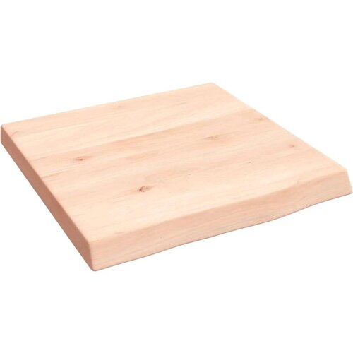 vidaXL Stenska polica 40x40x4 cm neobdelana trdna hrastovina Cene