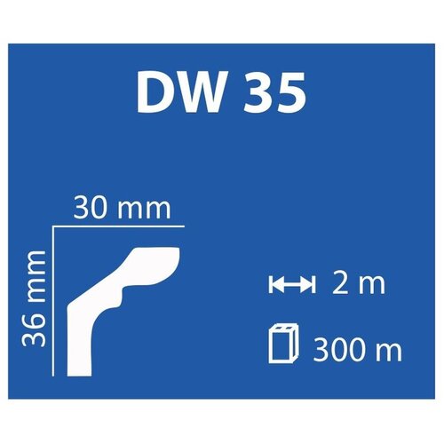 DEKORWALL Stiropor ukrasna lajsna DW-35 Slike