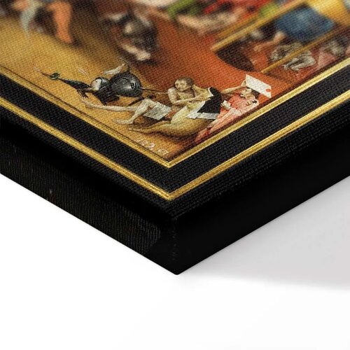  Slika - Hieronymus Bosch &amp;ndash; The Garden of Earthly Delights 60x30 Na talijanskom platnu Slike