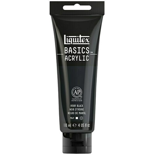 LIQUITEX Basics Akrilna boja (Bjelokosno crno, 118 ml, Tuba) Cijene