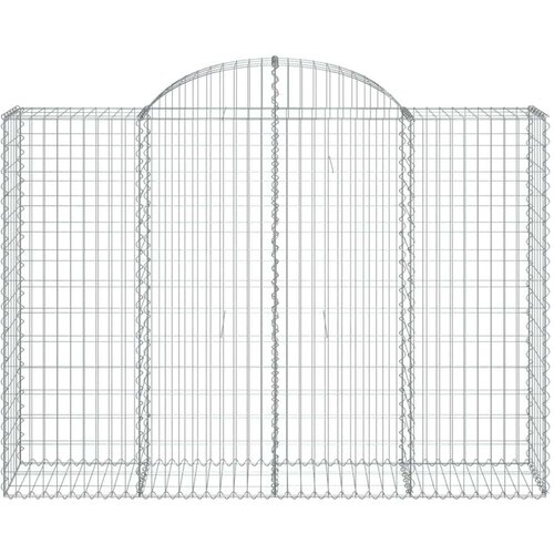  Lučne gabionske košare 20kom 200x50x140/160cm pocinčano željezo Cijene