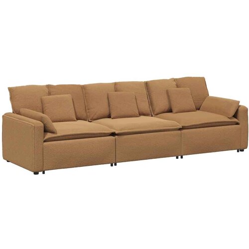  Modularna sofa s jastucima bež boje Slike