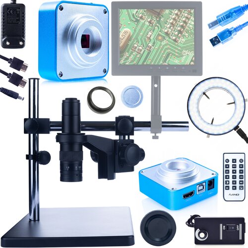 Rosfix Digitalni Mikroskop Earth Pro MCEP-0.5X-PZRR &ndash; Nastavljivo Roko, Zoom 7-45x, C-Mount 25mm | Visoka Kakovost Optike, (5000212284) Cene