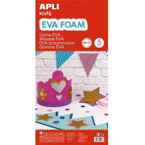 Apli Eva pena bela 400x600x2mm 5 kos, (20392911) Cene