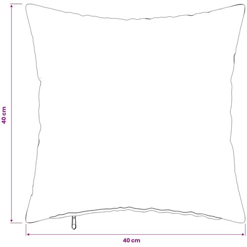  Presvlaka za jastuk 2 pcs HEERLEN Plava 40 x 40 cm Slike