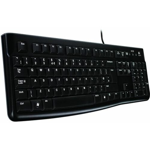 Logitech crna žična tastatura K120 us usb Slike