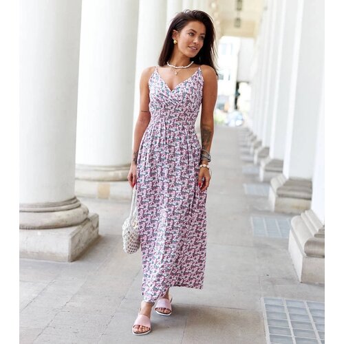 UR/CEO Pink floral maxi dress Jolanda Cijene