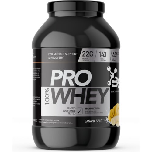 Basic Supplements 100% PRO WHEY 4.3KG - Banana Split Cene