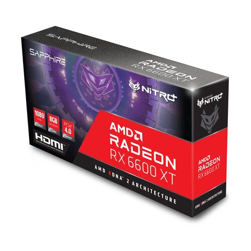 Sapphire AMD Radeon RX 6600 XT 8GB 64bit NITRO+ AMD RADEON RX 6600 XT 8GB 11309-01-20G grafička kartica Slike
