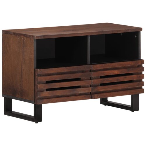  The Living Store TV omarica rjava 70x34x46 cm trden mangov les - TV Omarica, (21457015) Slike