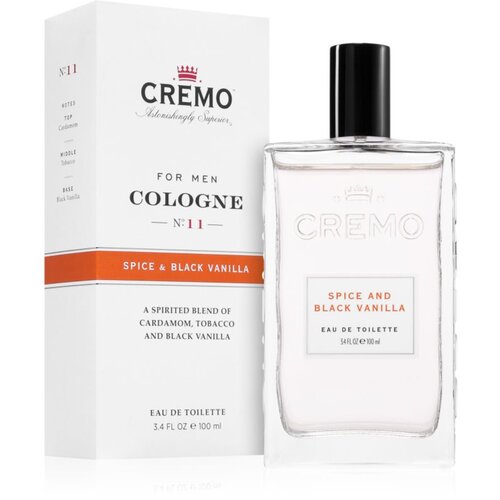 Cremo Spice &amp;amp; Black Vanilla Spray Cologne kolonjska voda za mu&amp;scaron;karce 100 ml Slike