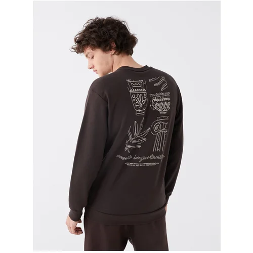 LC Waikiki Men's Crew Neck Long Sleeve Printed Sweatshirt.