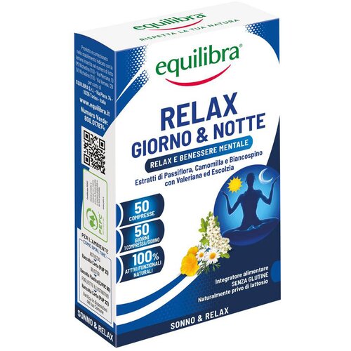 Equilibra Relax Day&amp;amp;Night, 50 tableta Slike