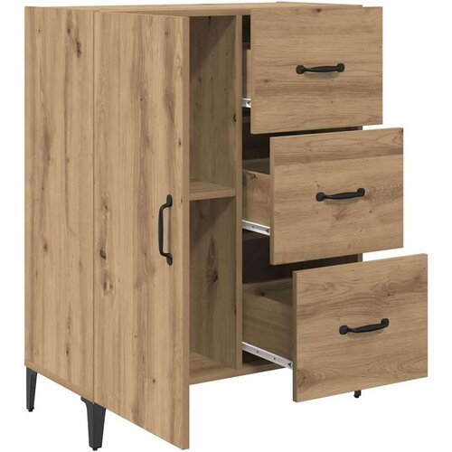  Kreveta Umjetnički hrast 69 5 x 34 x 90 cm Konstruirano drvo Slike