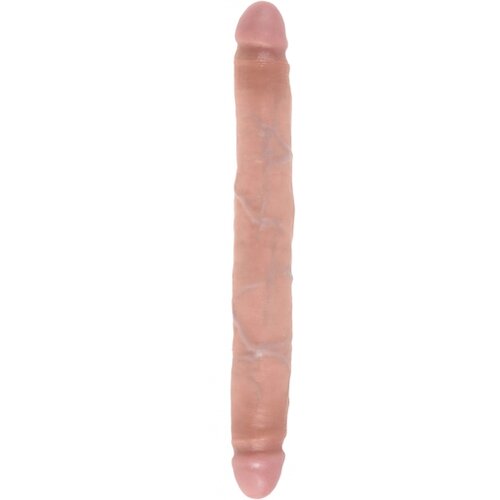 Tonga 12 Slim - realistični dvojni dildo (31 cm) - naravni Cene