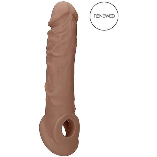 REALROCK Penis Sleeve 8 - navlaka za penis (21cm) - tamna prirodna Cijene