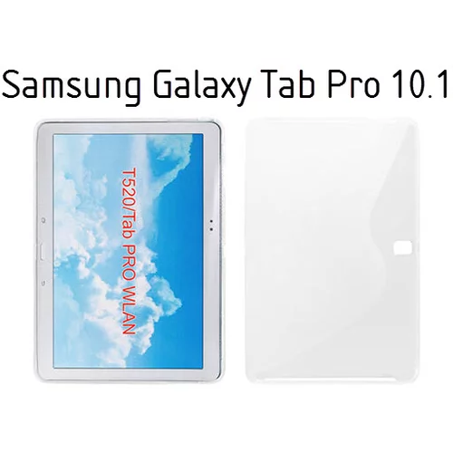  Gumijasti / gel etui S-Line za Samsung Galaxy Tab Pro 10.1 - prozorni