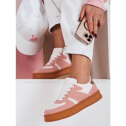 DStreet Sneakersy damskie na platformie NOXSTEP r&amp;oacute;żowe Slike