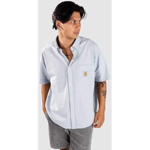 Carhartt WIP Toland Srajca toland stripe / blue fog Slike