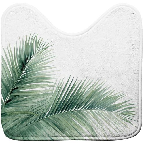 Douceur d intérieur Bela/zelena kopalniška preproga za WC 45x45 cm Havane – Cene