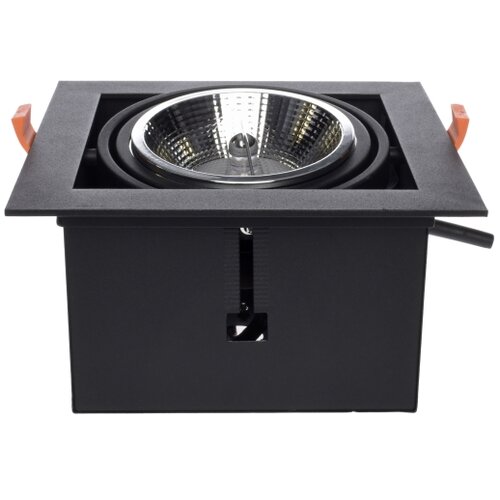  Ugradno stropno svetlo PLAZA AR111 1xGU10/12W/230V crno Slike