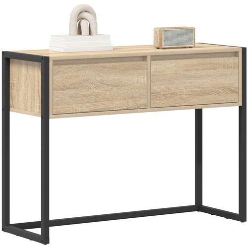 VidaXL Konačna Stolić Sonoma 100 x 36 x 75 cm Konstruirano drvo Slike