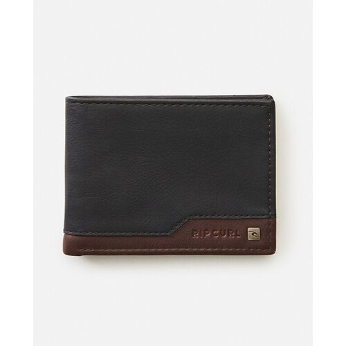 Rip Curl RIDGE PU ALL DAY Black/Tan Wallet Slike