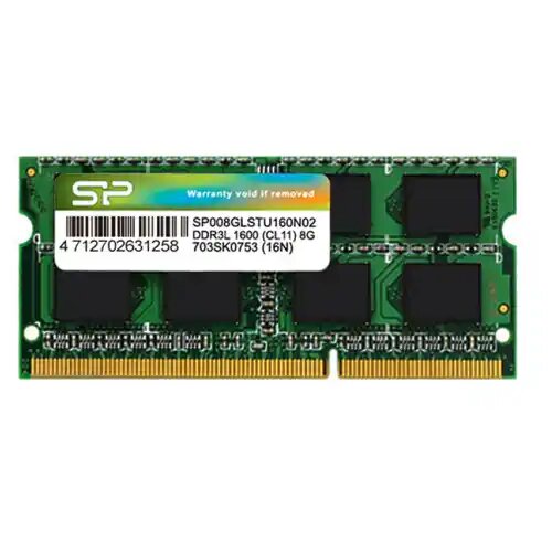 Silicon Power RAM SODIMM DDR3 8GB 1600MHz SP008GLSTU160N02 Slike