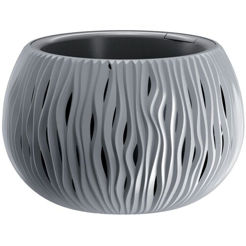 Diker HOME Plastična saksija za cveće ovalna 29x19 cm tamnobraon Cene