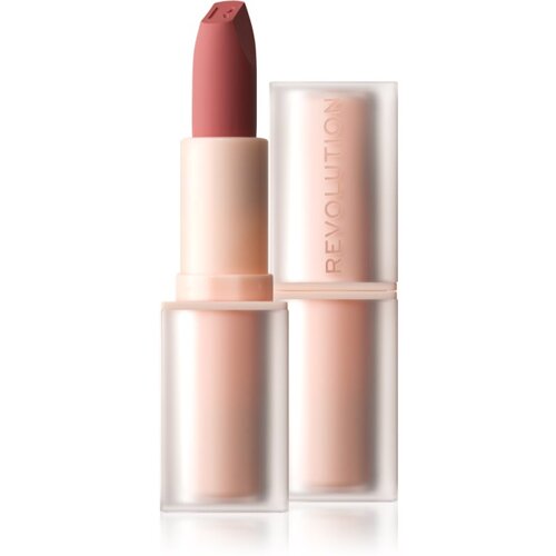 Makeup Revolution Lip Allure Soft Satin Lipstick kremasta &amp;scaron;minka s satenastim zaključkom odtenek Queen Pink 3,2 g Slike