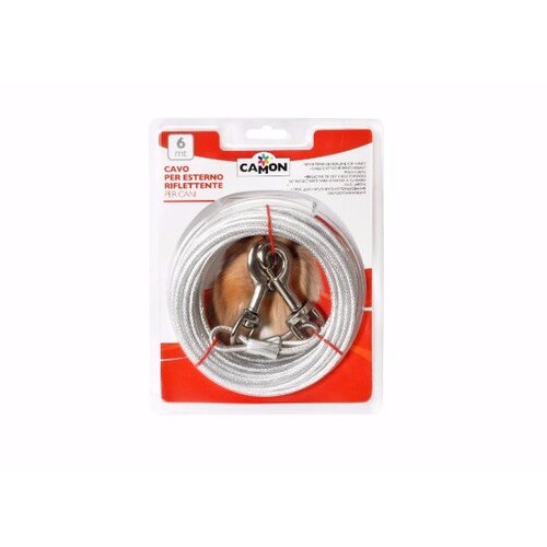 Camon jeklena vrv Tie Out Reflex - 6 m Cene