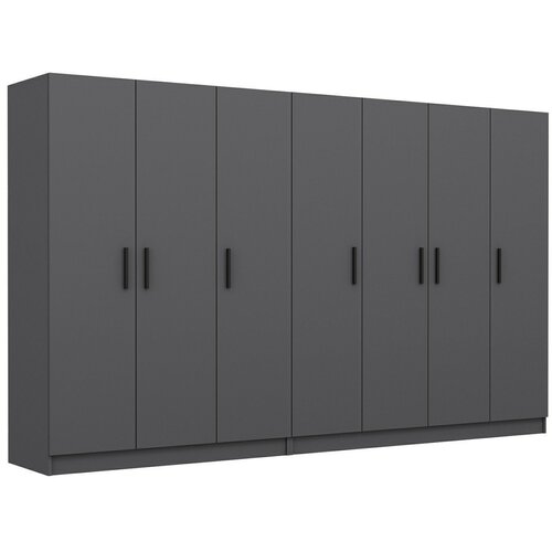 Hanah home Ormar Kale 315x210x52cm Antracit Cene
