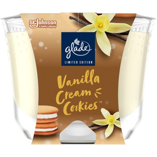 Glade Sveća vanilla cream cookies 224g Cene