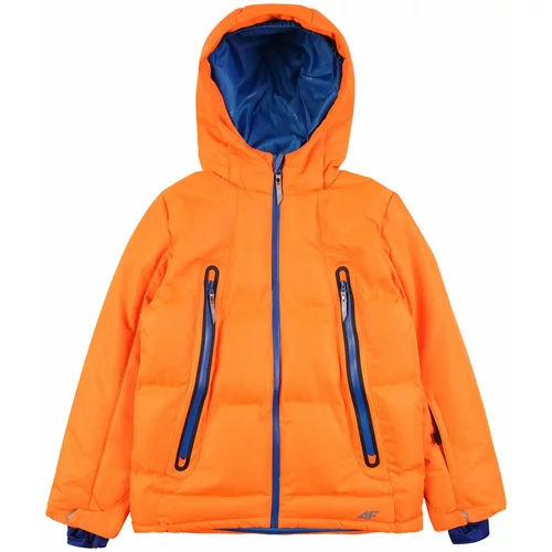 4f Zunanja jakna marine / neonsko oranžna