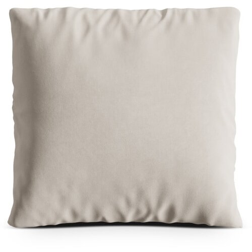 Cosmopolitan Design Bež baršunast ukrasni jastuk za sjedeću garnituru Kemi – Cijene