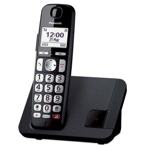 Panasonic KX-TGE250SPB BEŽIČNI Telefon, CRNA BOJA Cene