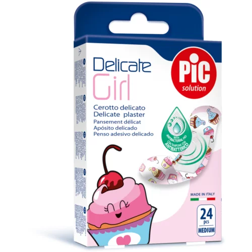 Pic Delicate Girl, antibakterijski obliž za deklice