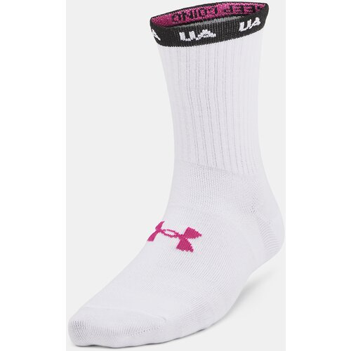 Under Armour Socks UA Essential Nv Mid Crew 3PK-WHT - Women Cene