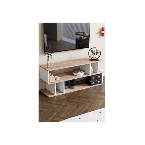 Hanah home TV komoda, krem Slike
