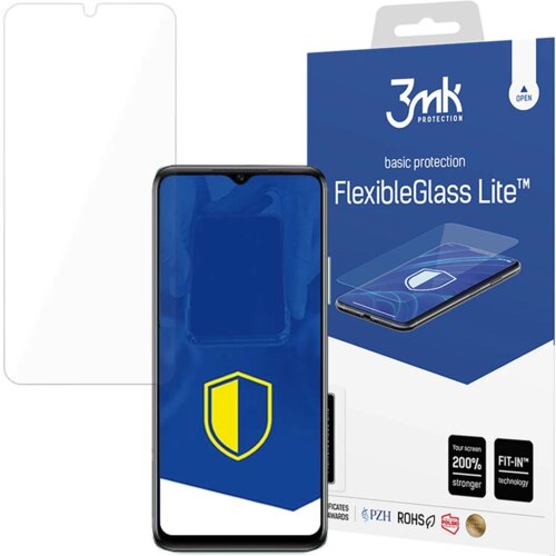 3mk FLEXIBLEGLASS TRDNO HIBRIDNO STEKLO ZA INFINIX HOT 20 5G ZA&amp;Scaron;ČITA, (21967064) Slike