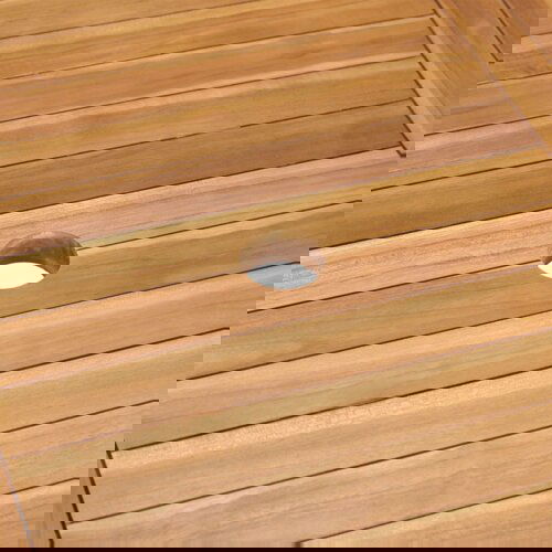 vidaXL Komplet za jedilnico v vrtu 5 pcs Rjava Trden tikov les Cene