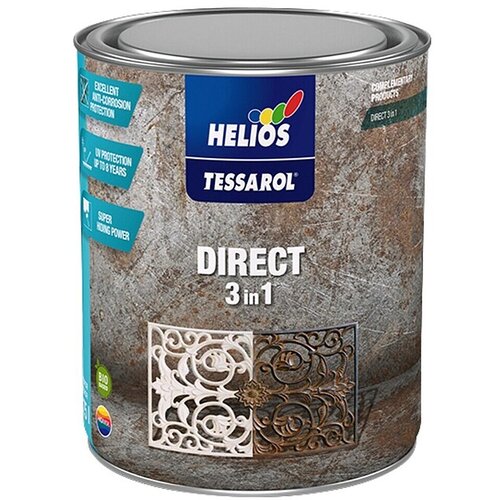 Helios Za&amp;scaron;čitni premaz Direct 3v1 (0,75 l, Antracitne barve) Slike