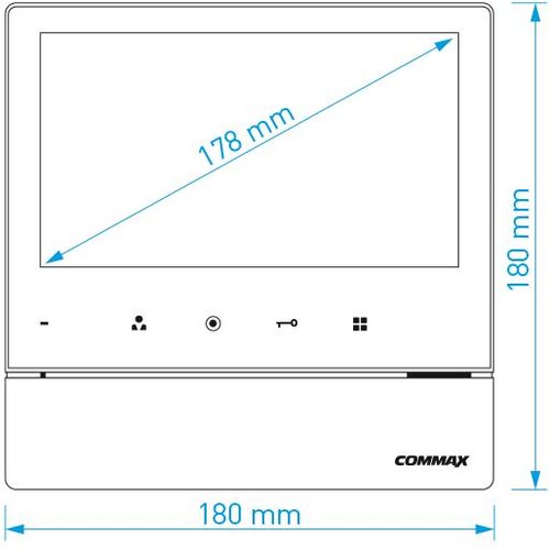 Commax CDV-70HD bijeli / DRC-40K Slike