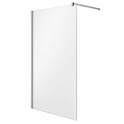 Hidrosan Tu&scaron; paravan Walk-in srebrni profil 90x200cm providno staklo 8mm Cene