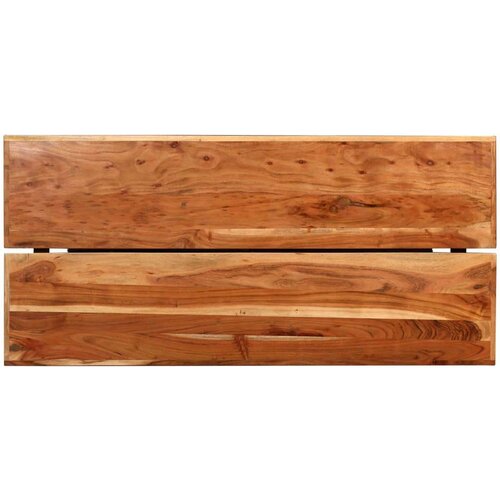  barski stol od masivnog bagremovog drva 150 x 70 x 107 cm Slike