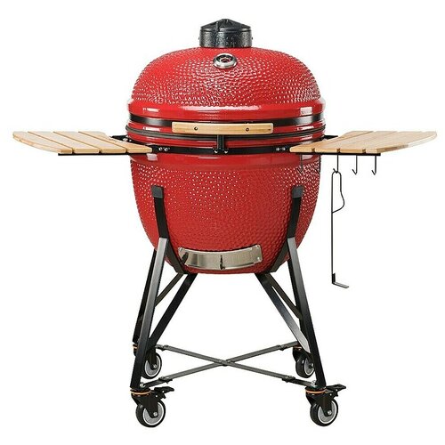 Bono Ro&amp;scaron;tilj na drveni ugljen Kamado Grande Limited (Promjer povr&amp;scaron;ine ro&amp;scaron;tilja: 56 cm, Crvena) Slike