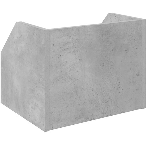  Kutija za vinilne albume Betonska siva 38 x 30 x 29 cm - Betonska siva 1 Slike