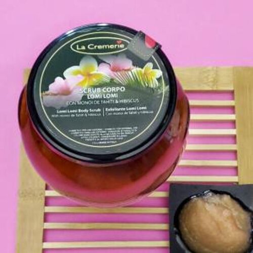  La Cremerie Lomi Lomi TAHITI & HIBISCUS Body Scrub 420gr - Piling za telo Cene