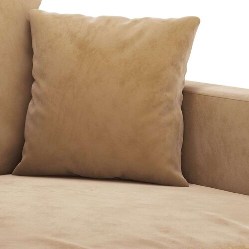  2-dijelni set sofa s jastucima smeđi bar&amp;scaron;unasti Slike